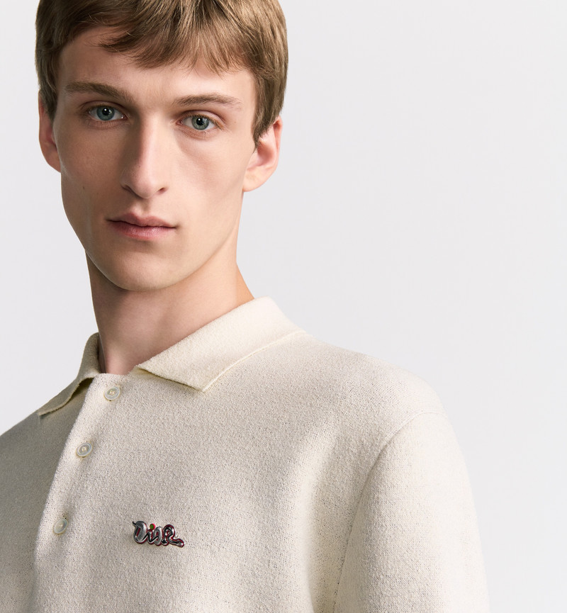 Dior DIOR AND KAWS Long-Sleeved Polo Shirt outlook
