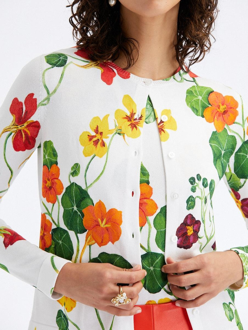 NASTURTIUM PRINTED CARDIGAN 4