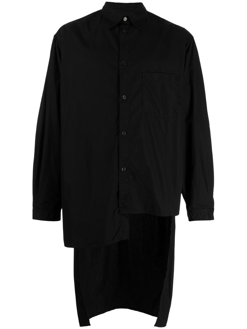 asymmetric cotton shirt - 1