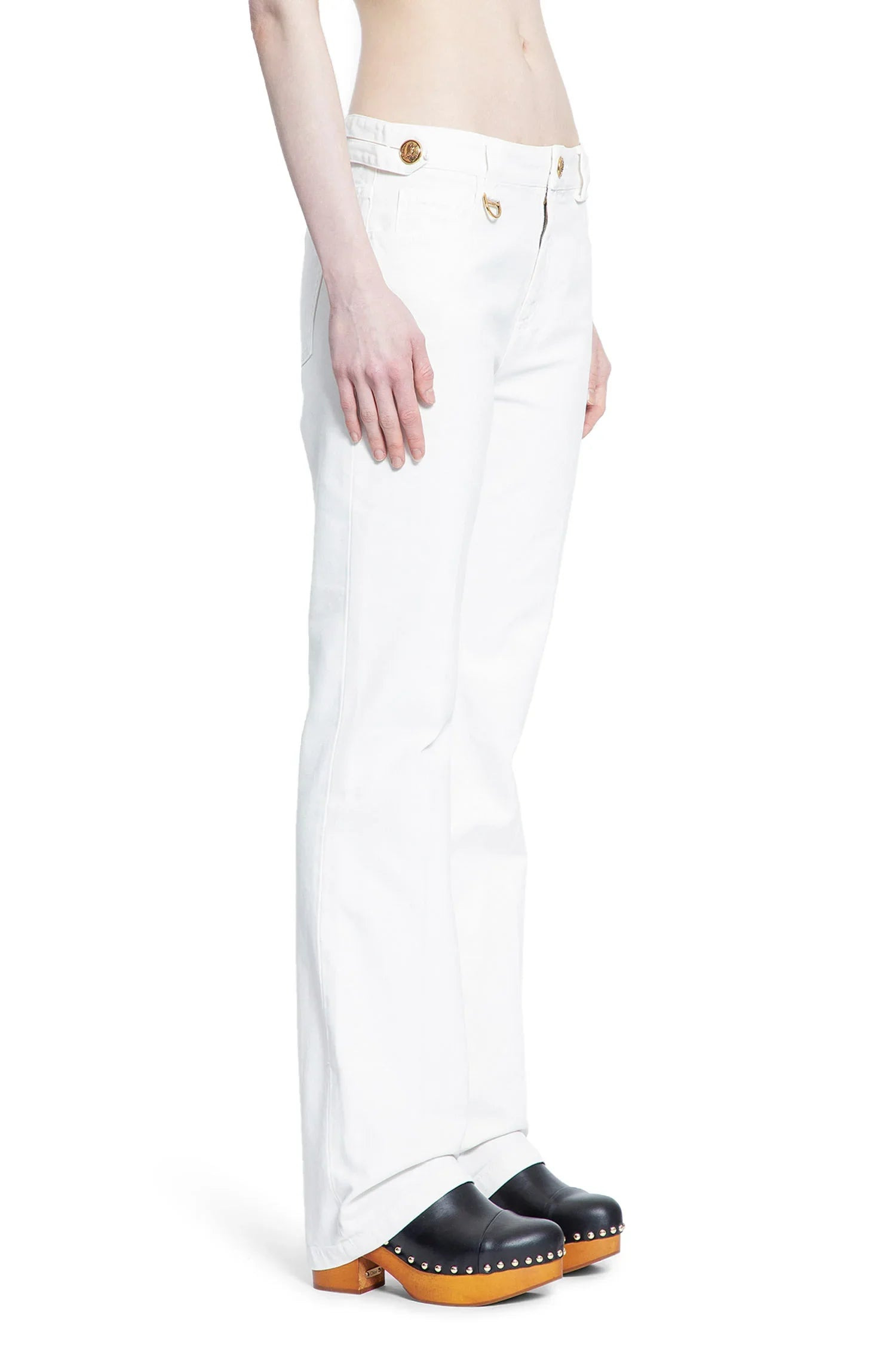 Straight-Trousers-In-Cotton-Canvas - 3