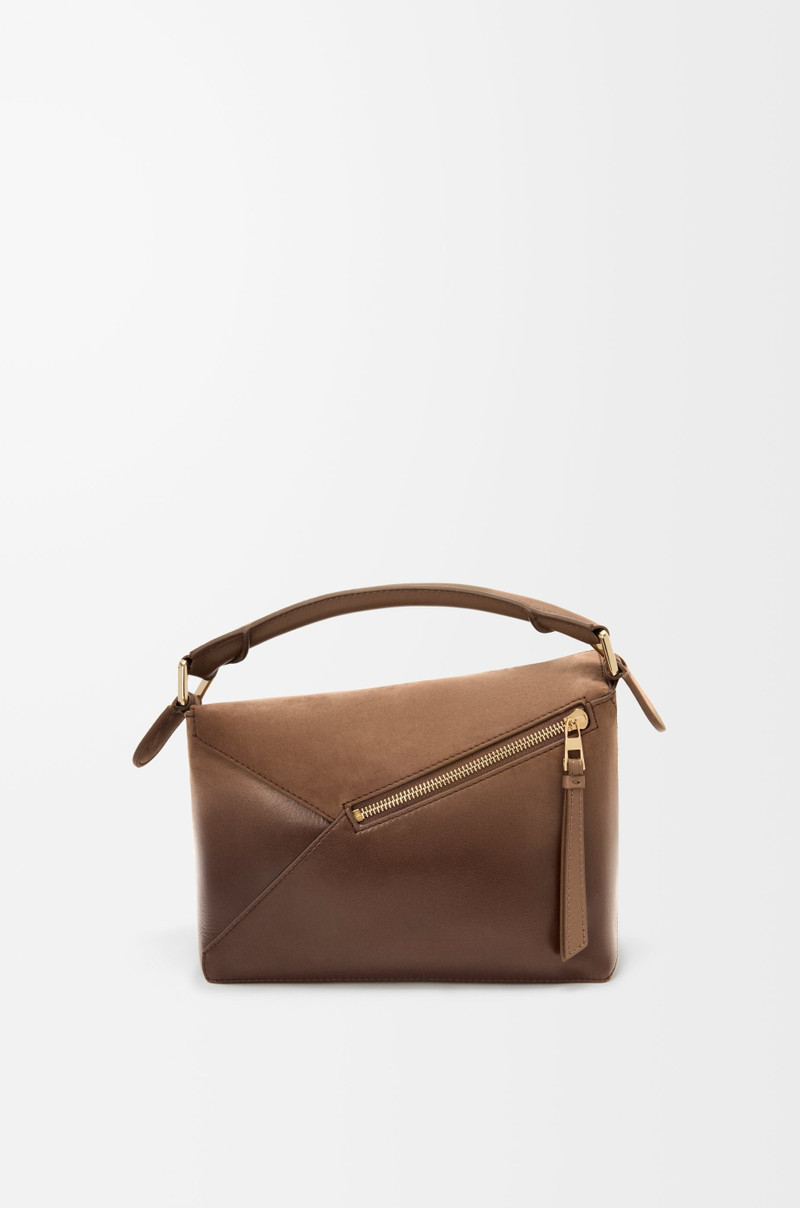 Small Puzzle Edge bag in gradient patent nubuck 6