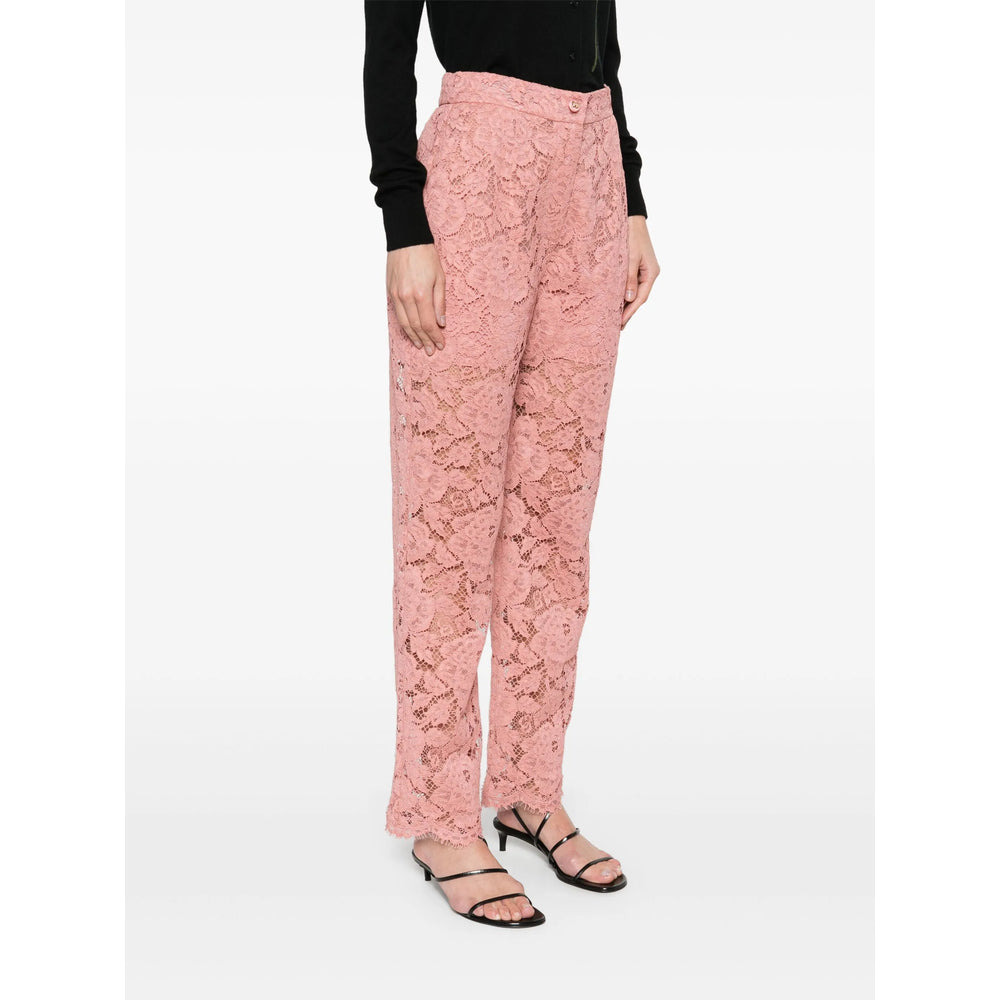 Dolce & Gabbana Pink Trousers - Straight Trousers Women - 5