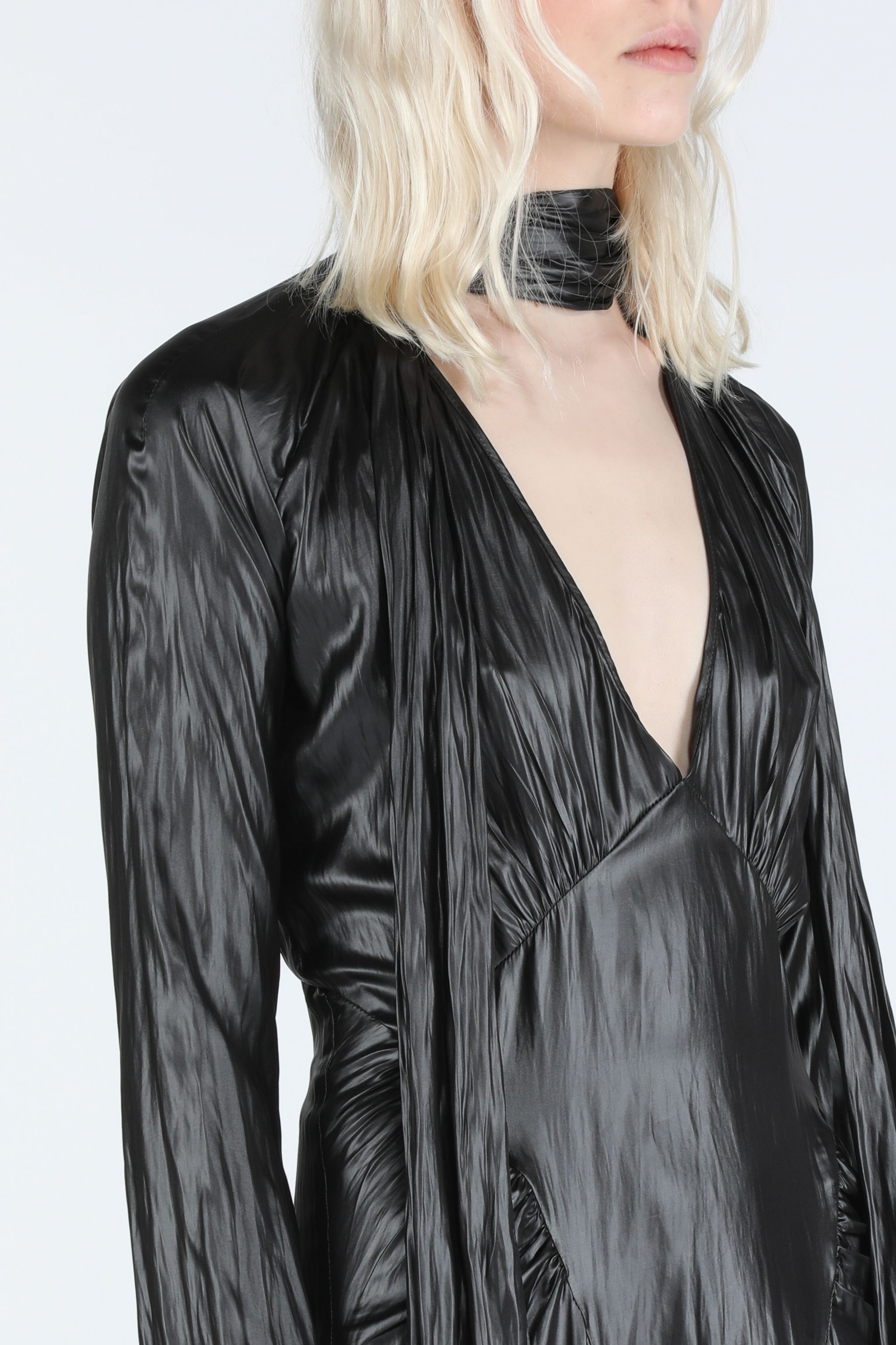 CREASE-EFFECT DRESS - 4