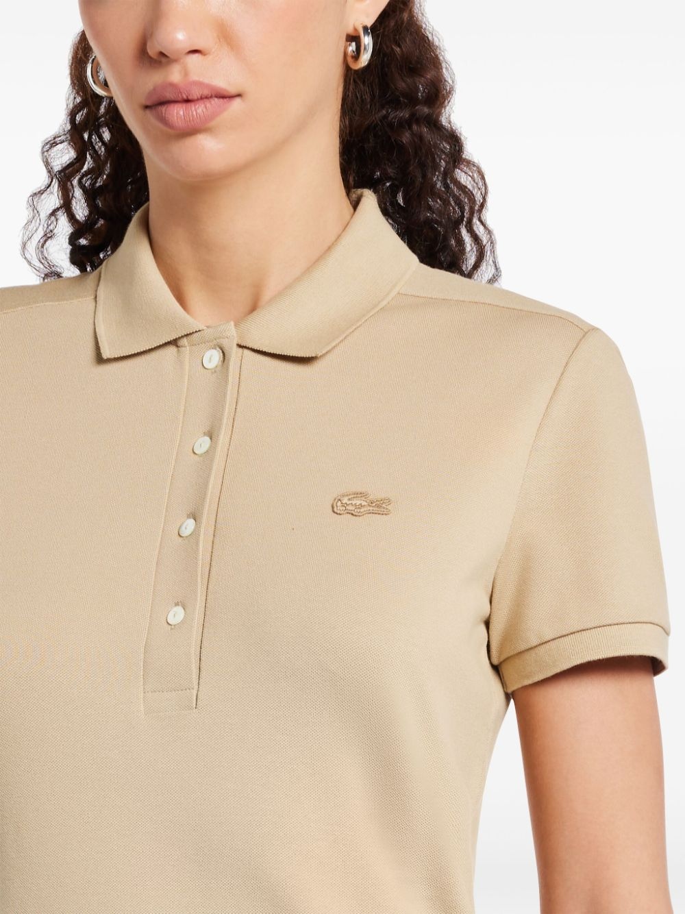 logo-appliqué polo shirt - 5