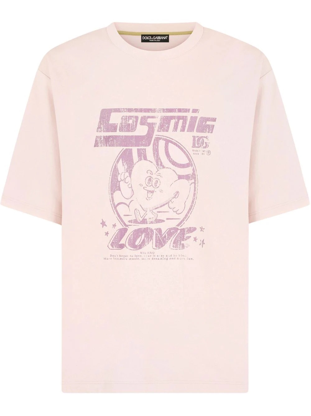 Cosmic Love print T-shirt - 1