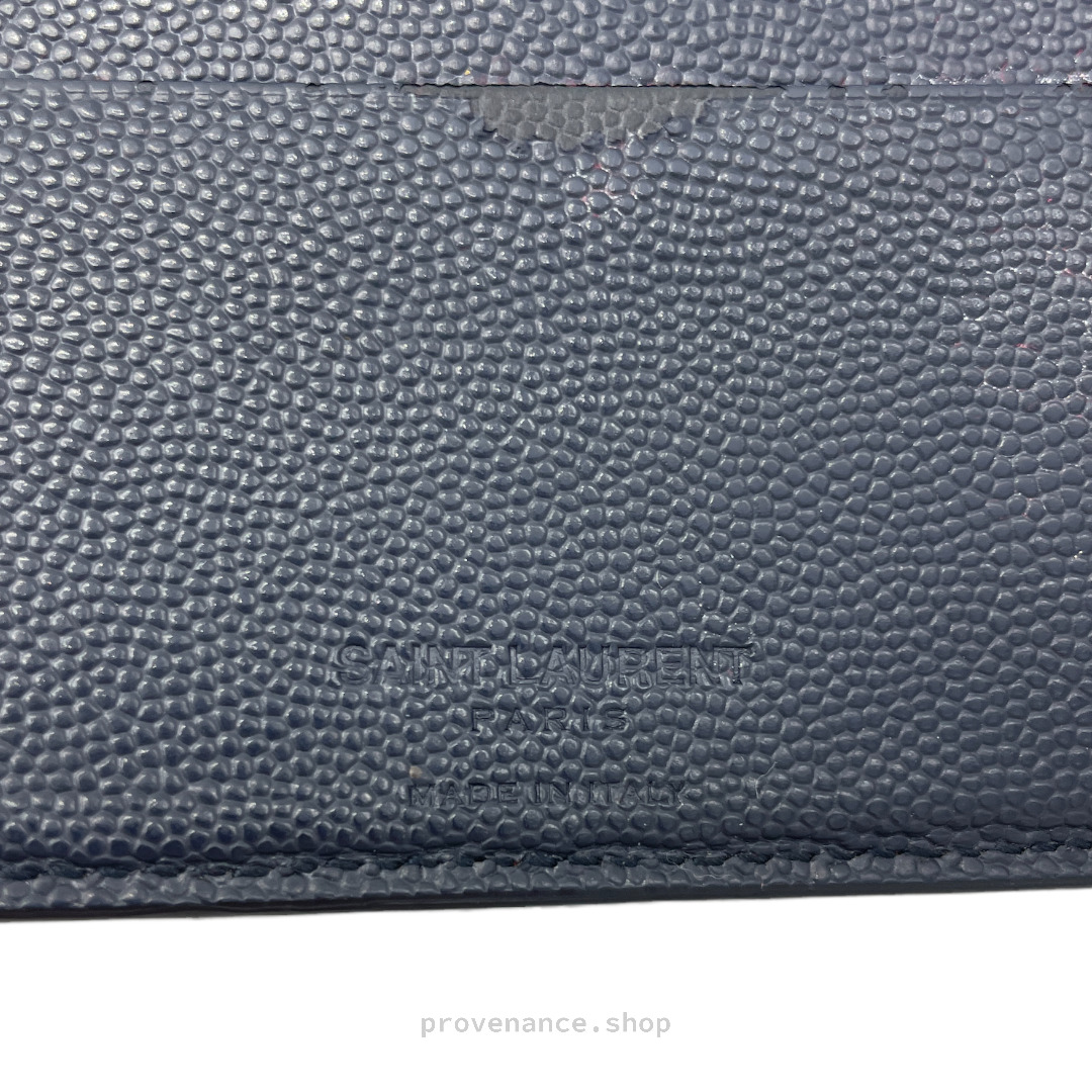 Saint Laurent Paris SLP Bifold Wallet - Navy - 6