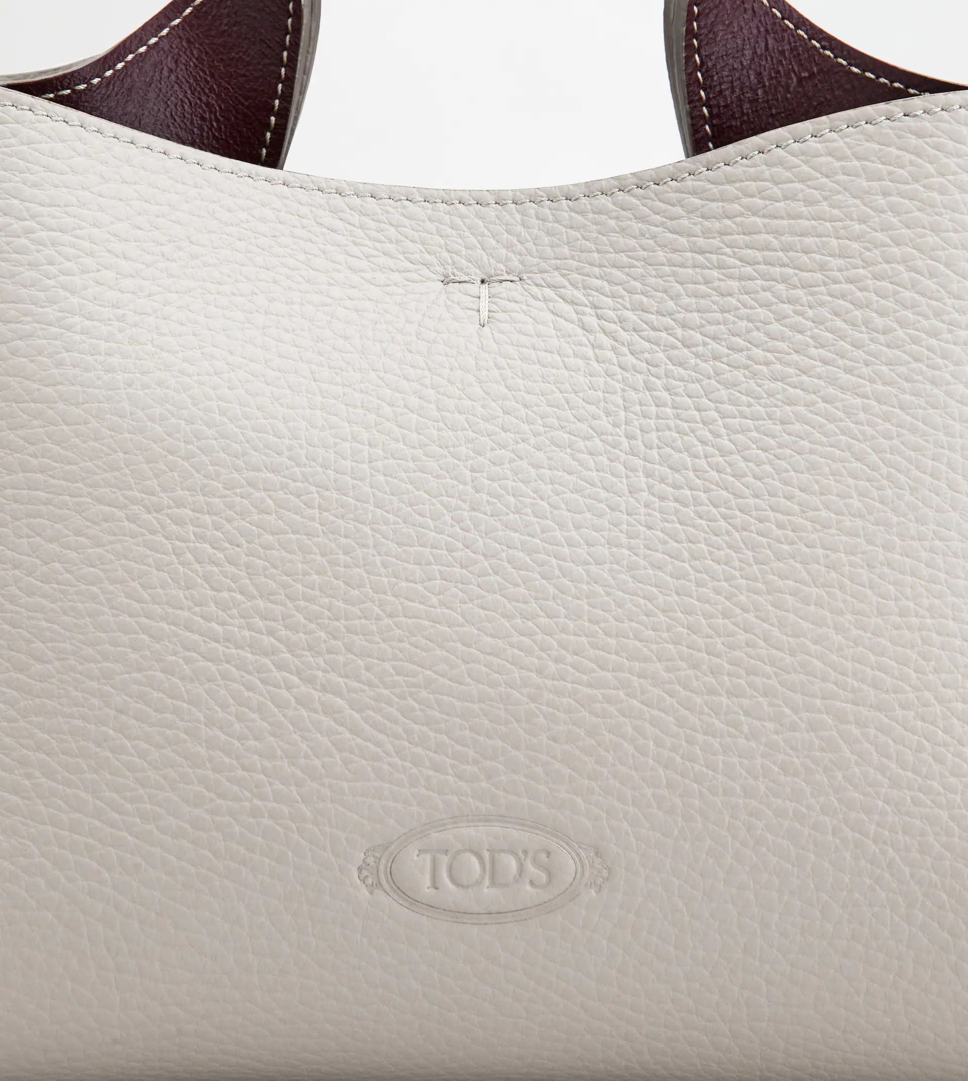 BAG IN LEATHER MICRO - WHITE - 5