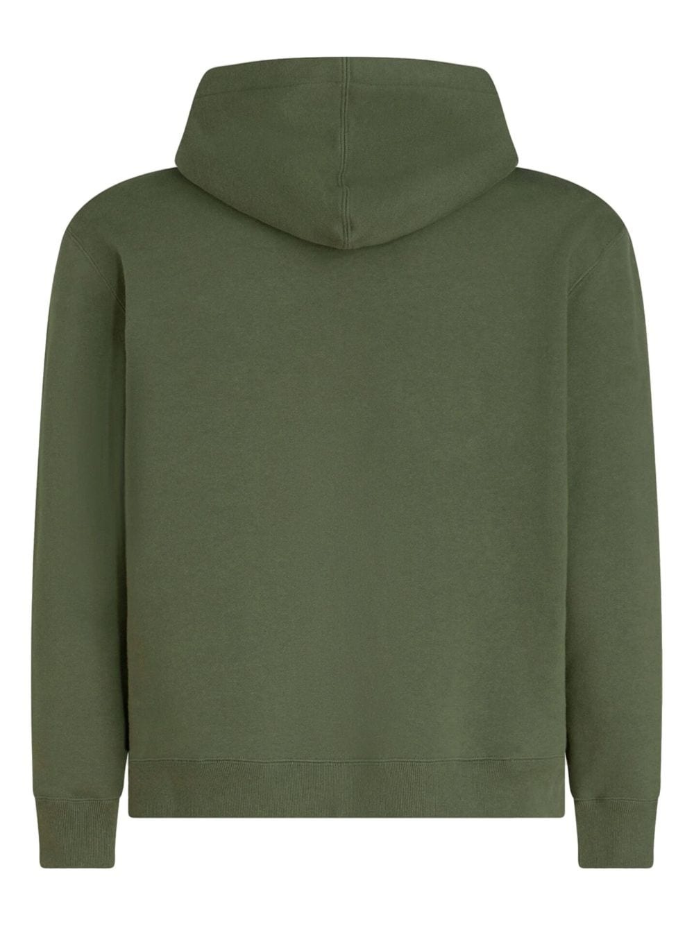 logo-embroidered cotton hoodie - 6
