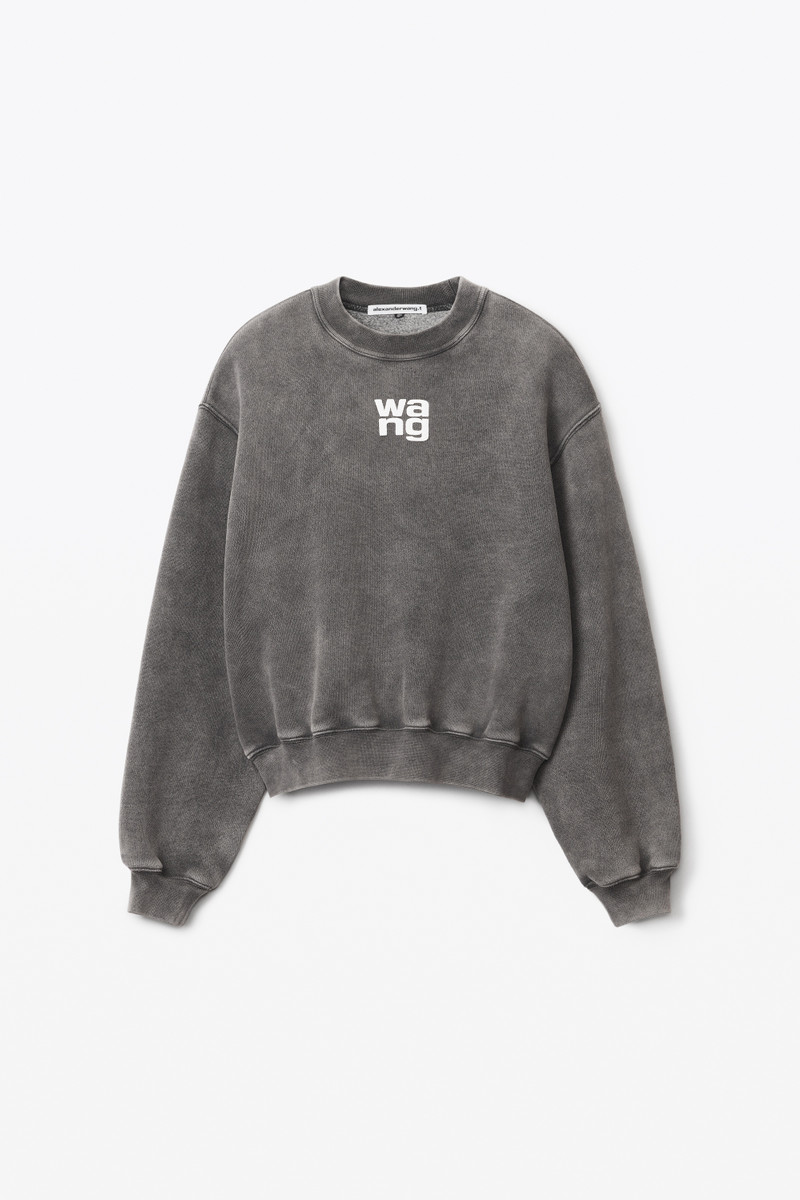 PUFF LOGO CREW SWEATSHIRT IN TERRY 1