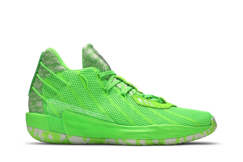 adidas Dame 7 나는 내 자신의 팬 태양 녹색 - 1