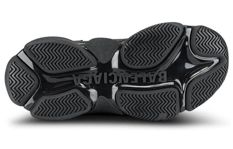 (WMNS) Balenciaga Triple S Sneaker 'All Over Logo - Black Pink' 524039W2FA11050 - 5