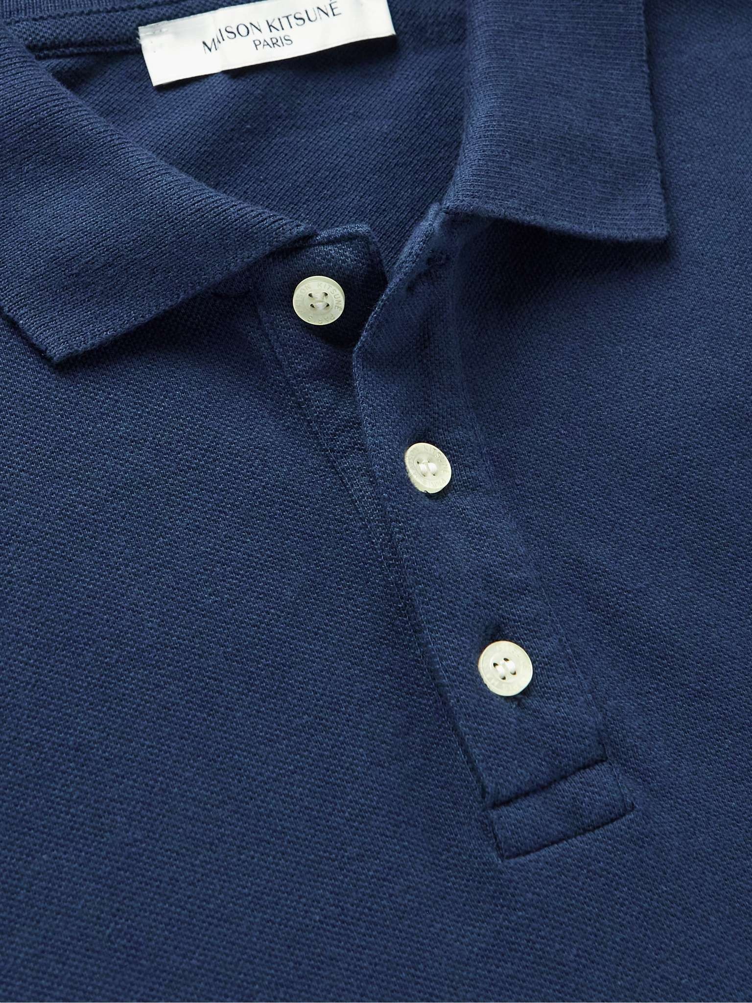 Logo-Appliquéd Cotton-Piqué Polo Shirt - 9