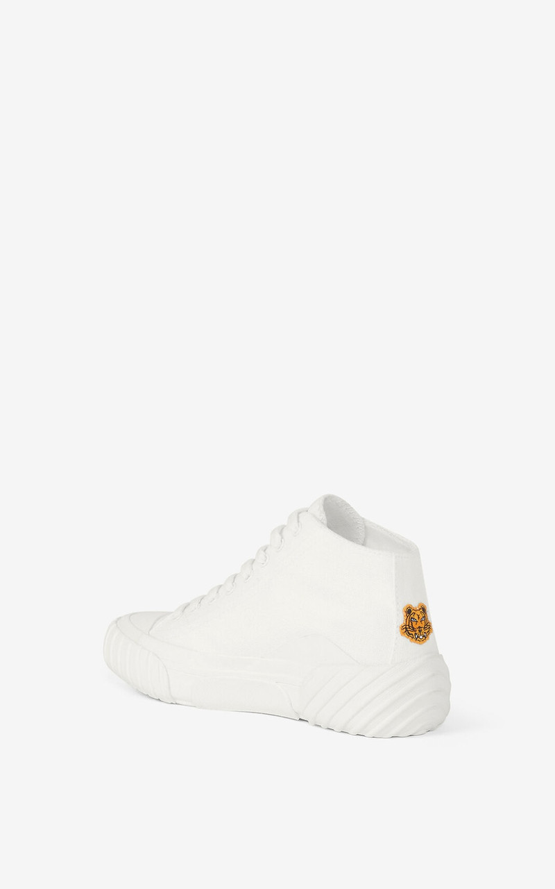 Canvas Tiger Crest high-top trainers 3