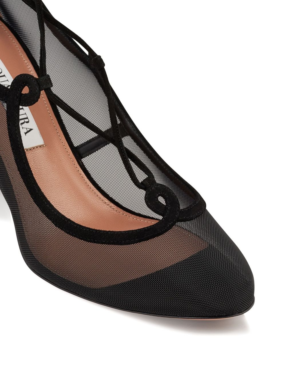 85mm Che Bella lace-up pumps - 3