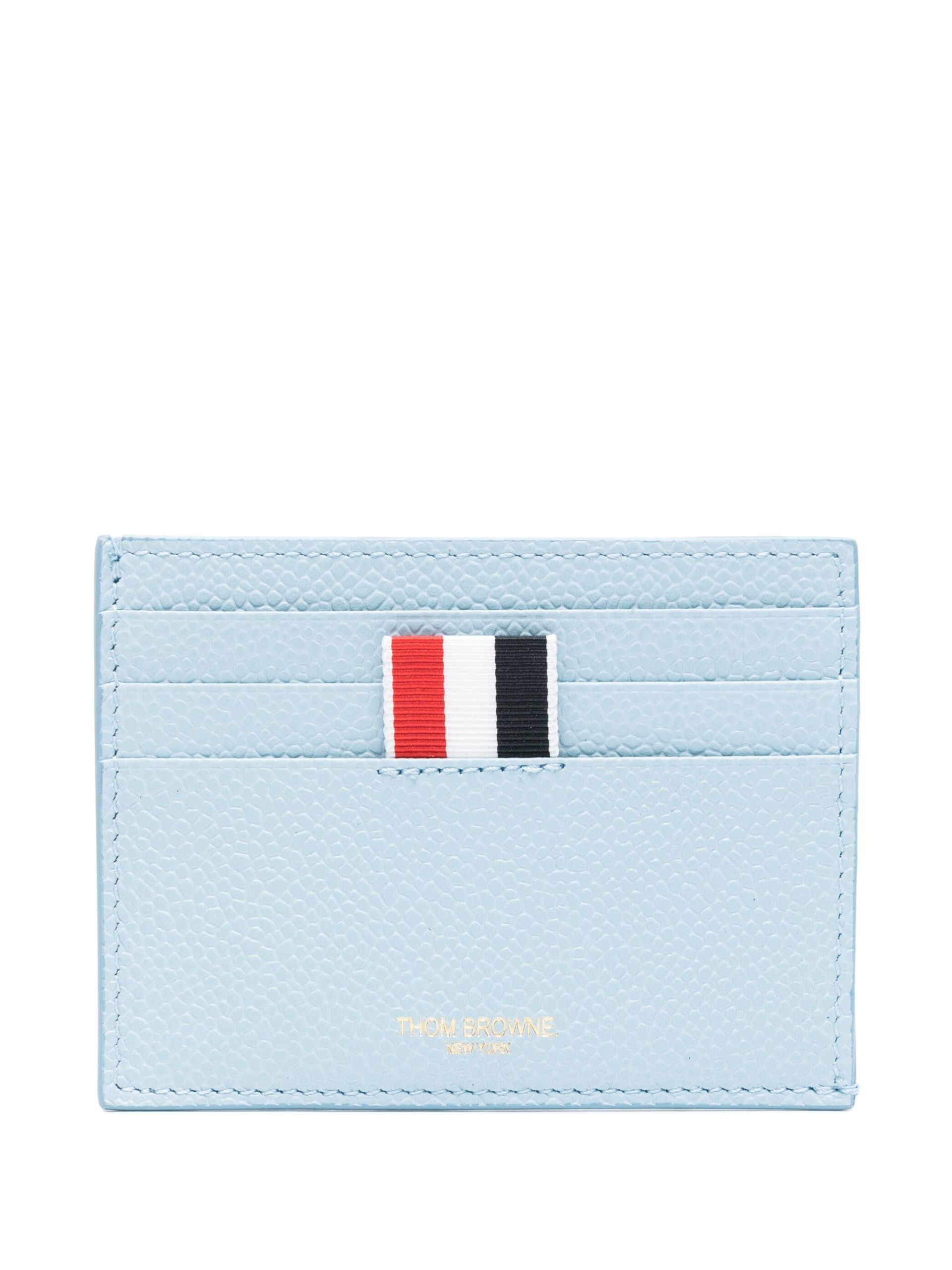 Blue Leather Card Holder - 1