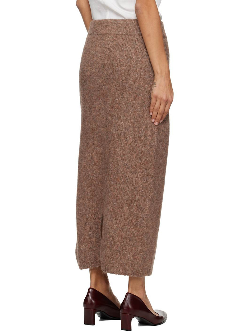 Beige Loft Pencil Midi Skirt 3