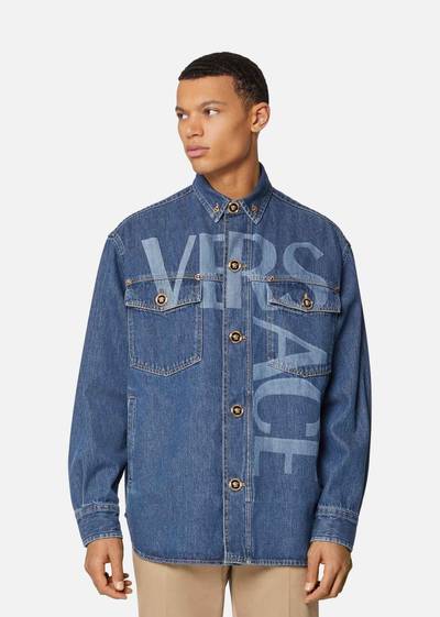 VERSACE Logo Denim Jacket outlook