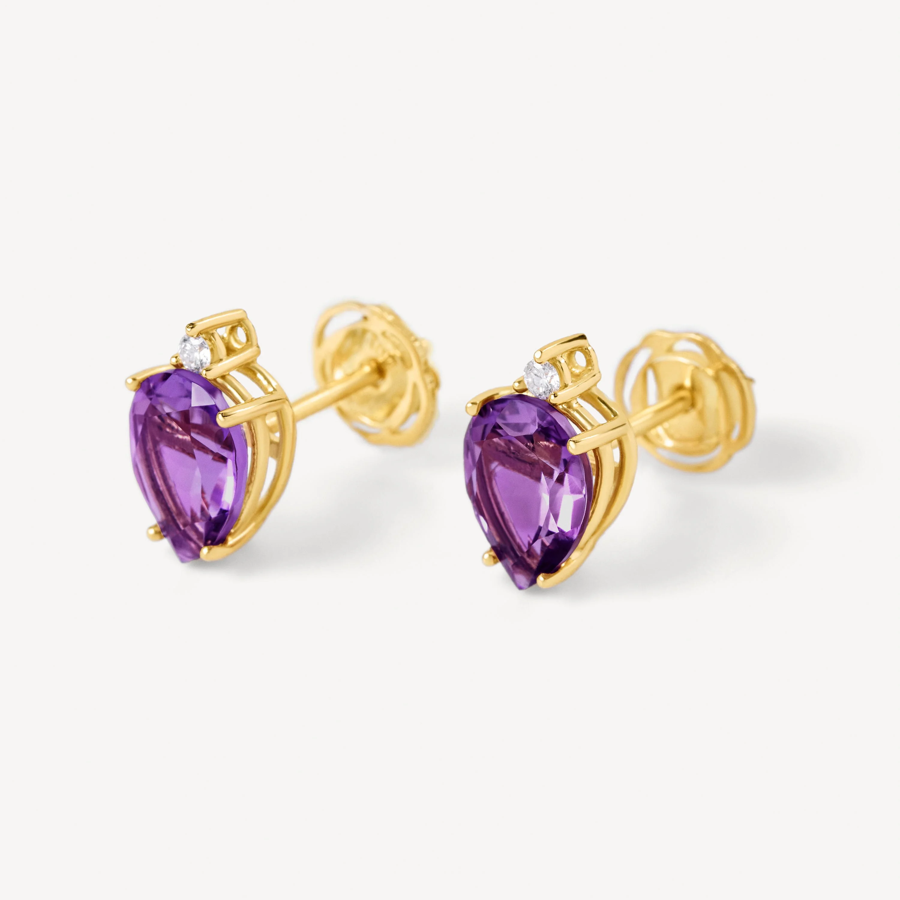 Gold Earrings with amethyst and diamonds TOUS ATELIER - 1