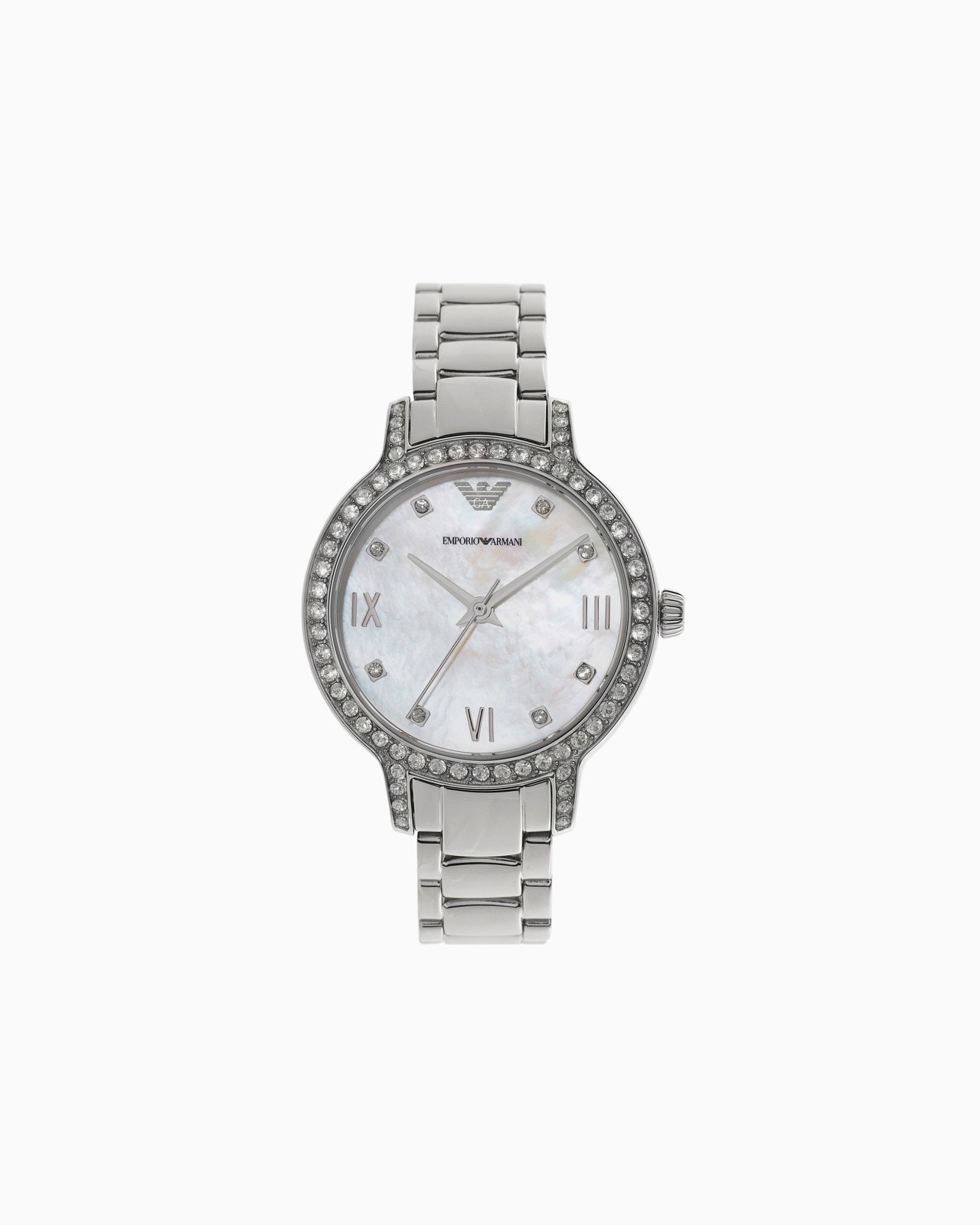 THREE-HAND STAINLESS STEEL WATCH - 1