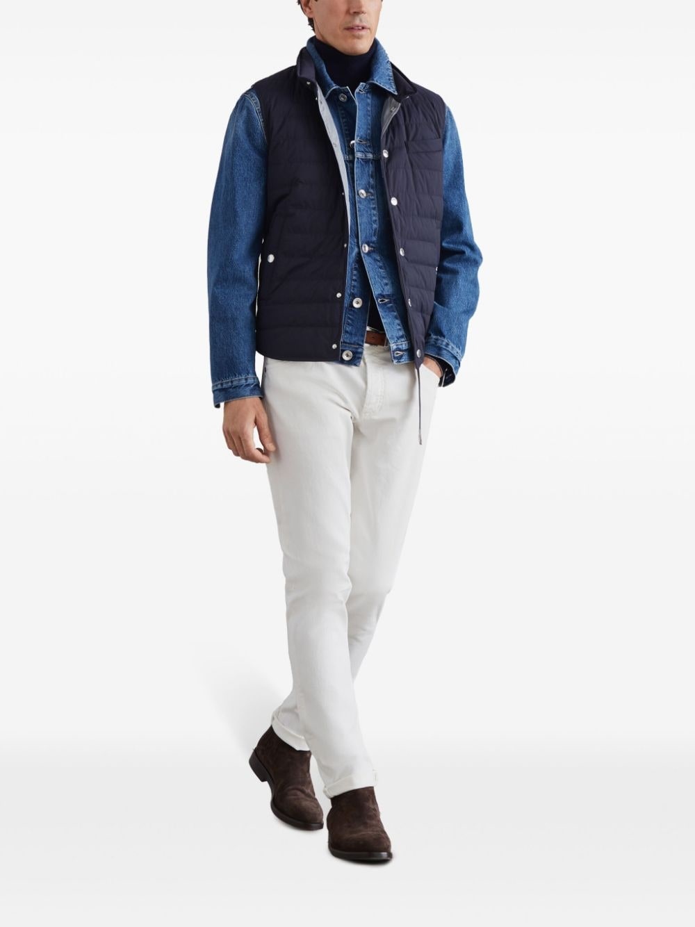 logo-embroidered regular-fit jeans - 2