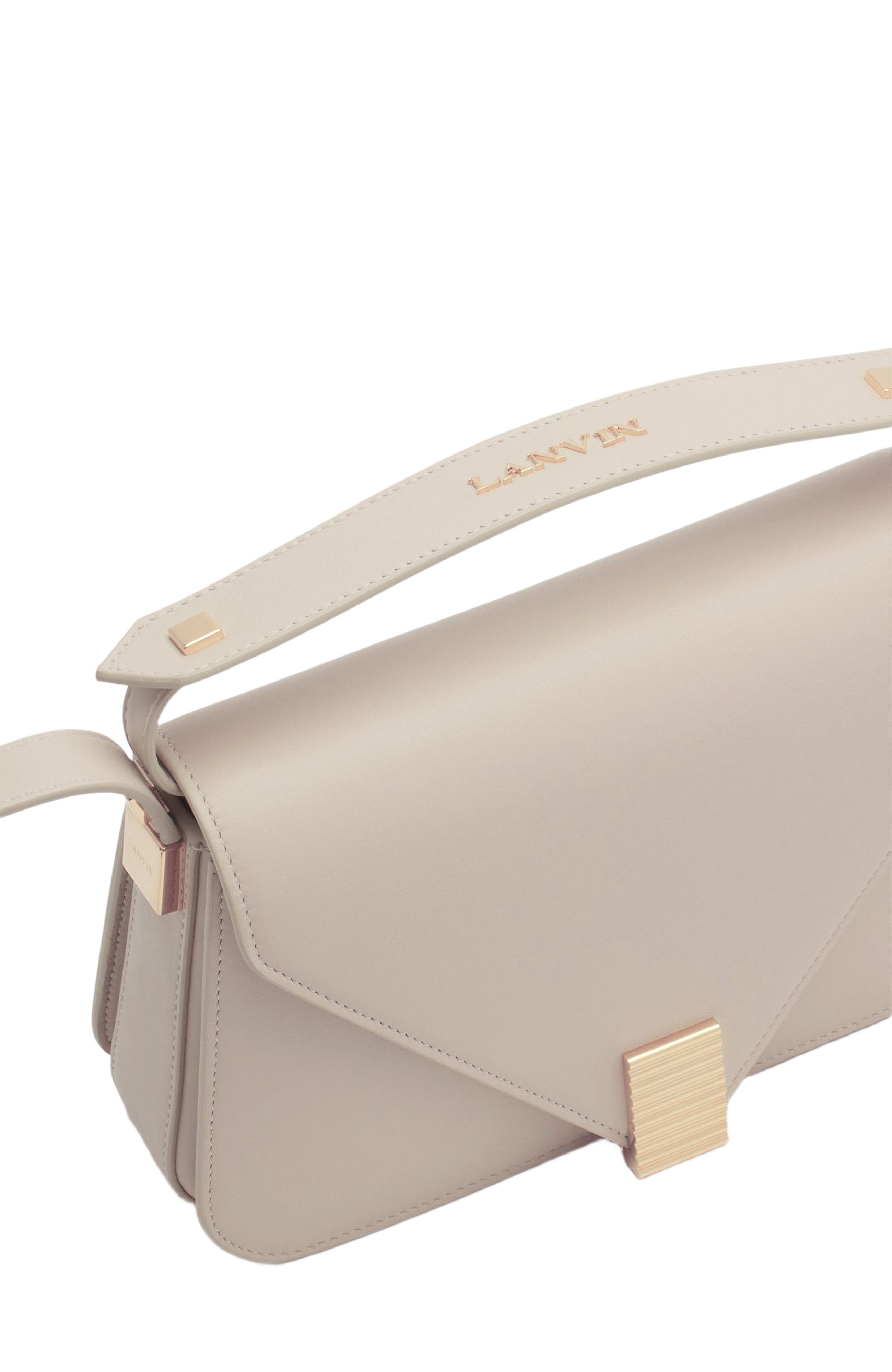Lanvin Concerto Arpège Leather Bag in Light Beige at Nordstrom - 6