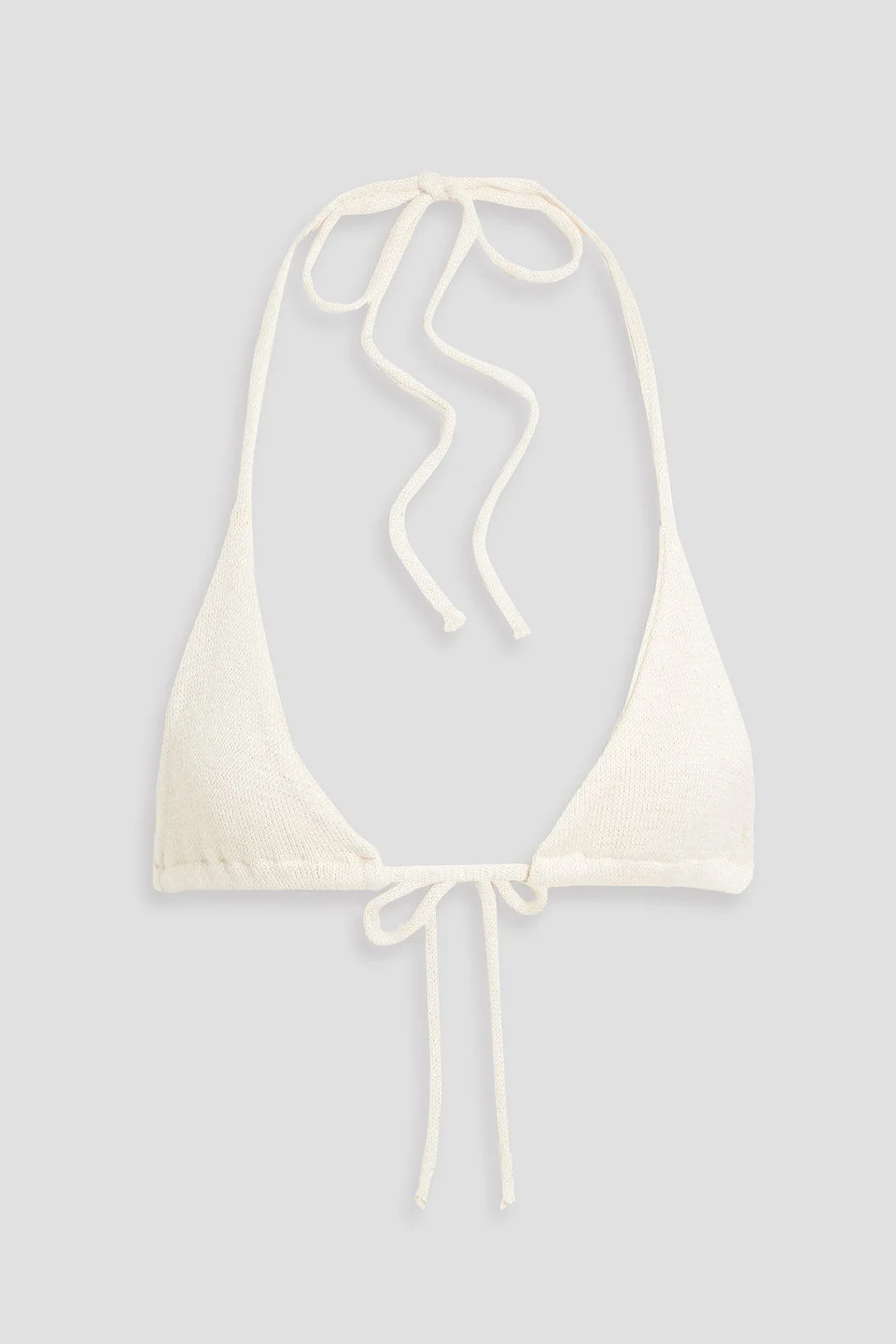 Silk and cotton-blend bra top - 1