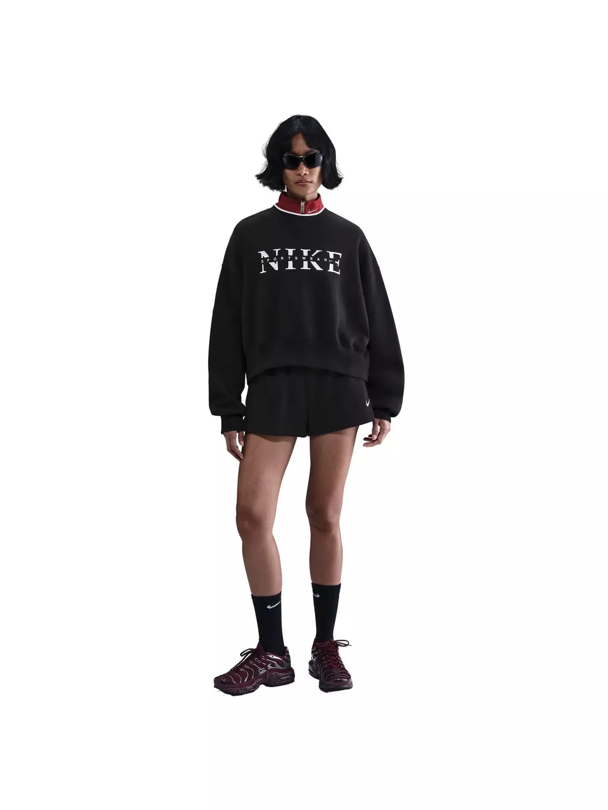 Women's Phoenix Fleece GLC Crew Sweatshirt - Black - 4