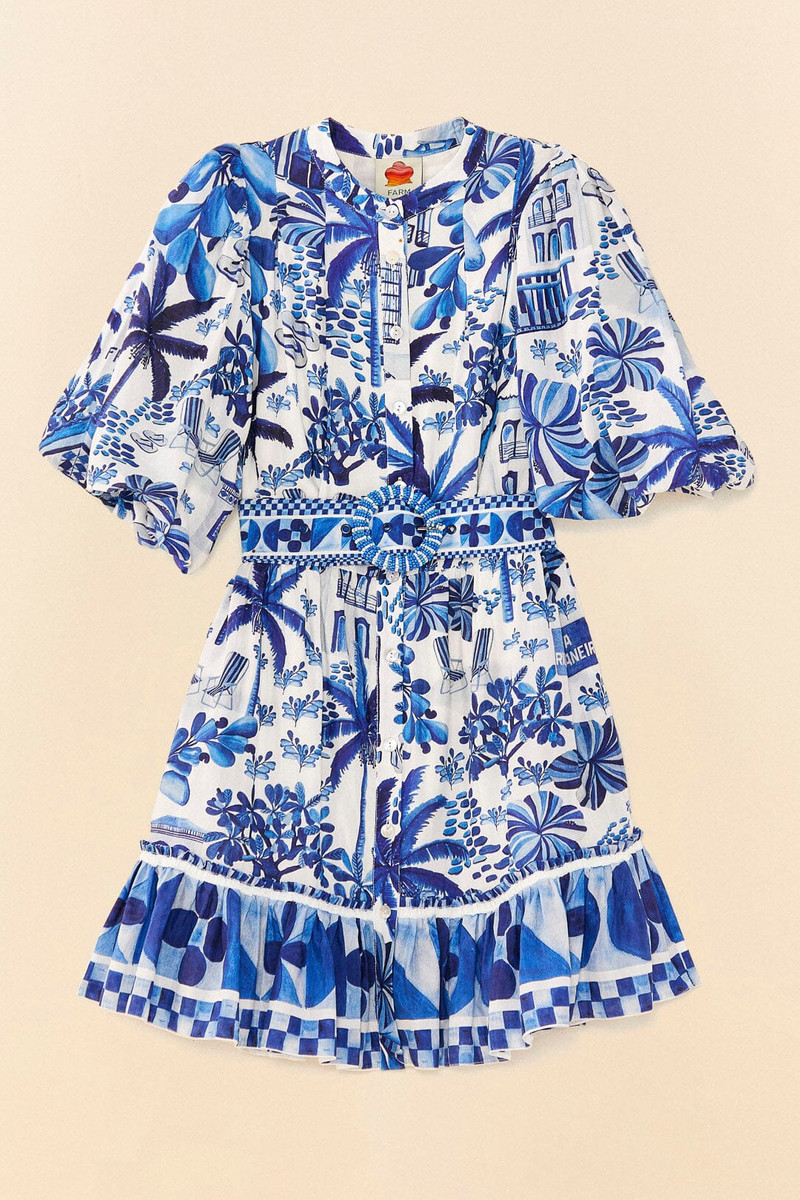 Sweet Rio Puff Sleeve Mini Dress 6