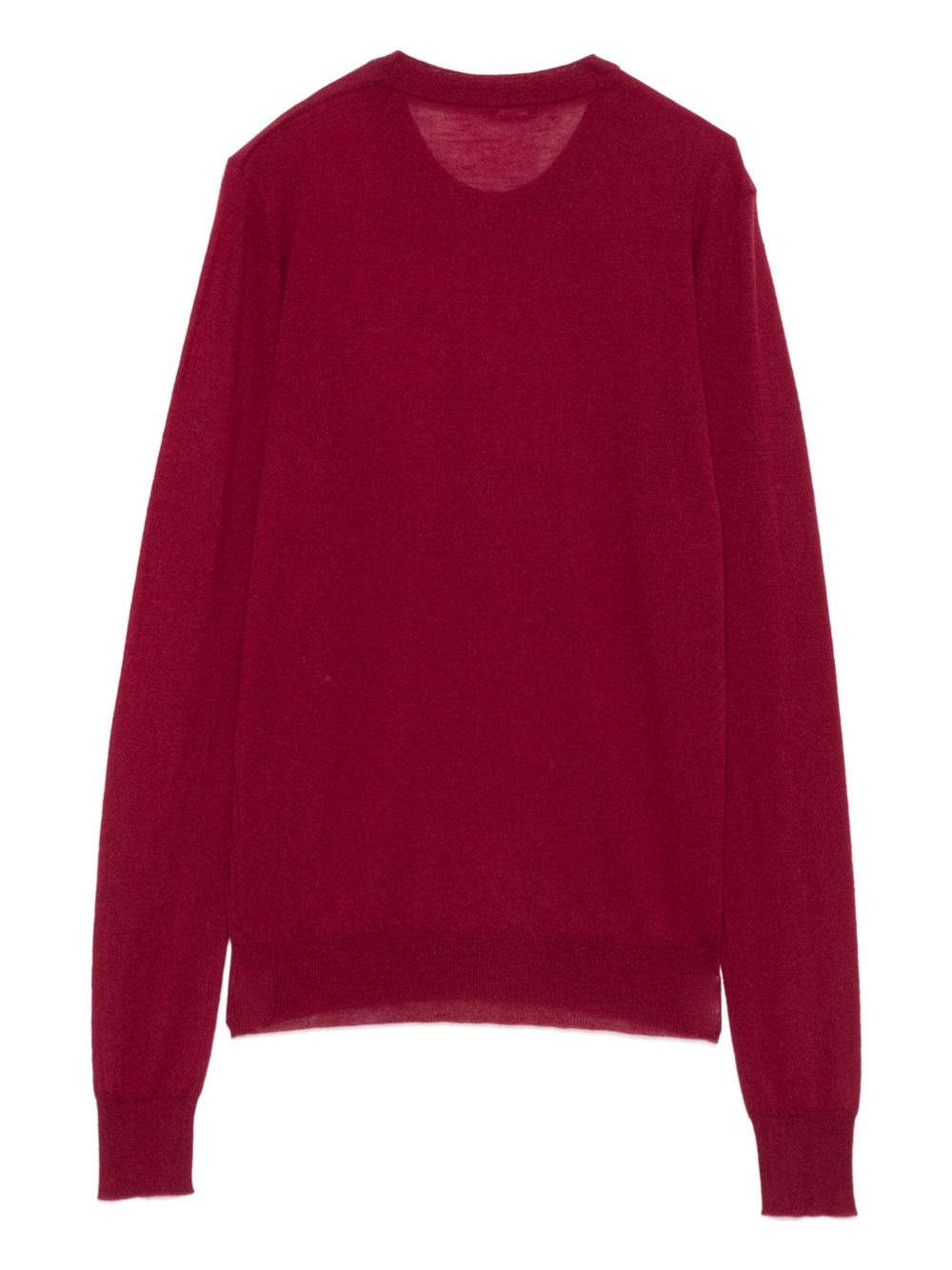 round-neck cashmere sweater - 2