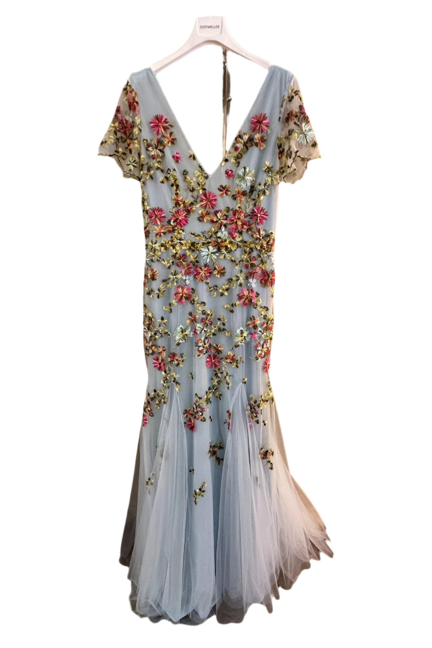 POLINA EMBROIDERED TULLE GOWN - 6