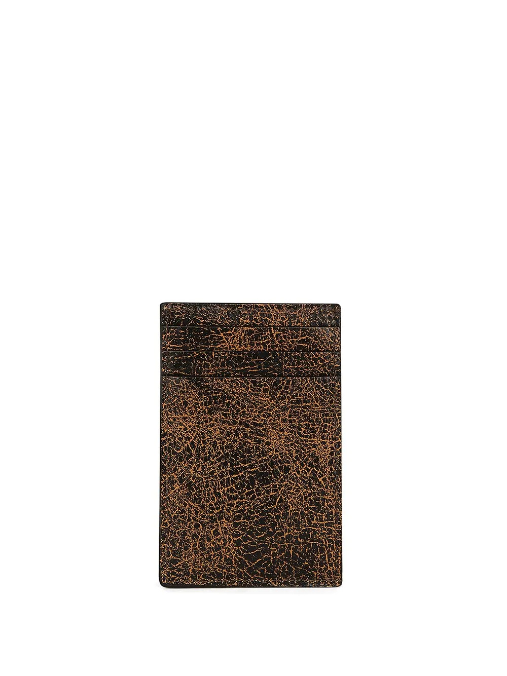 Albert cracked-effect cardholder - 2