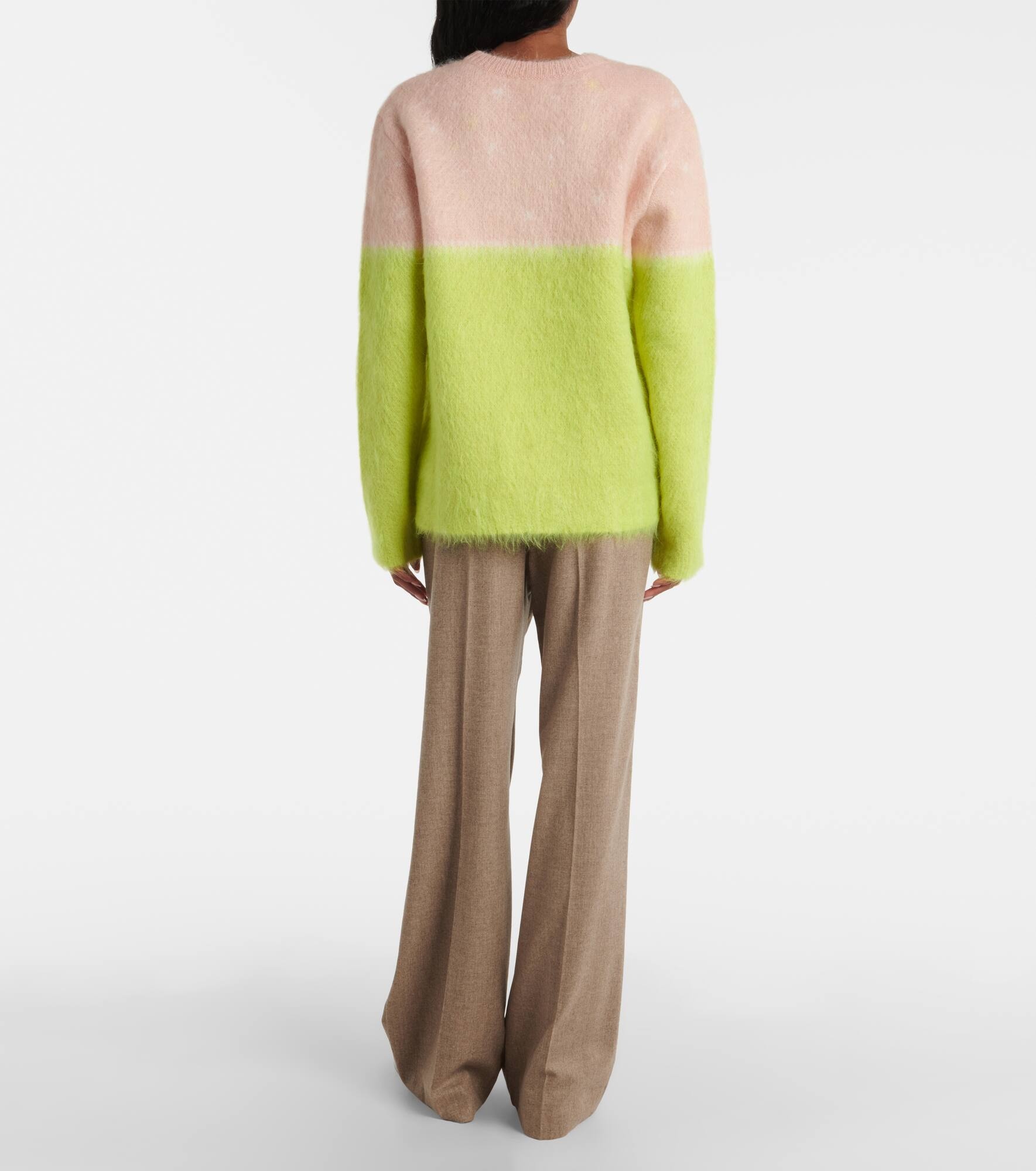 x Suna Fujita mohair and wool-blend sweater - 3