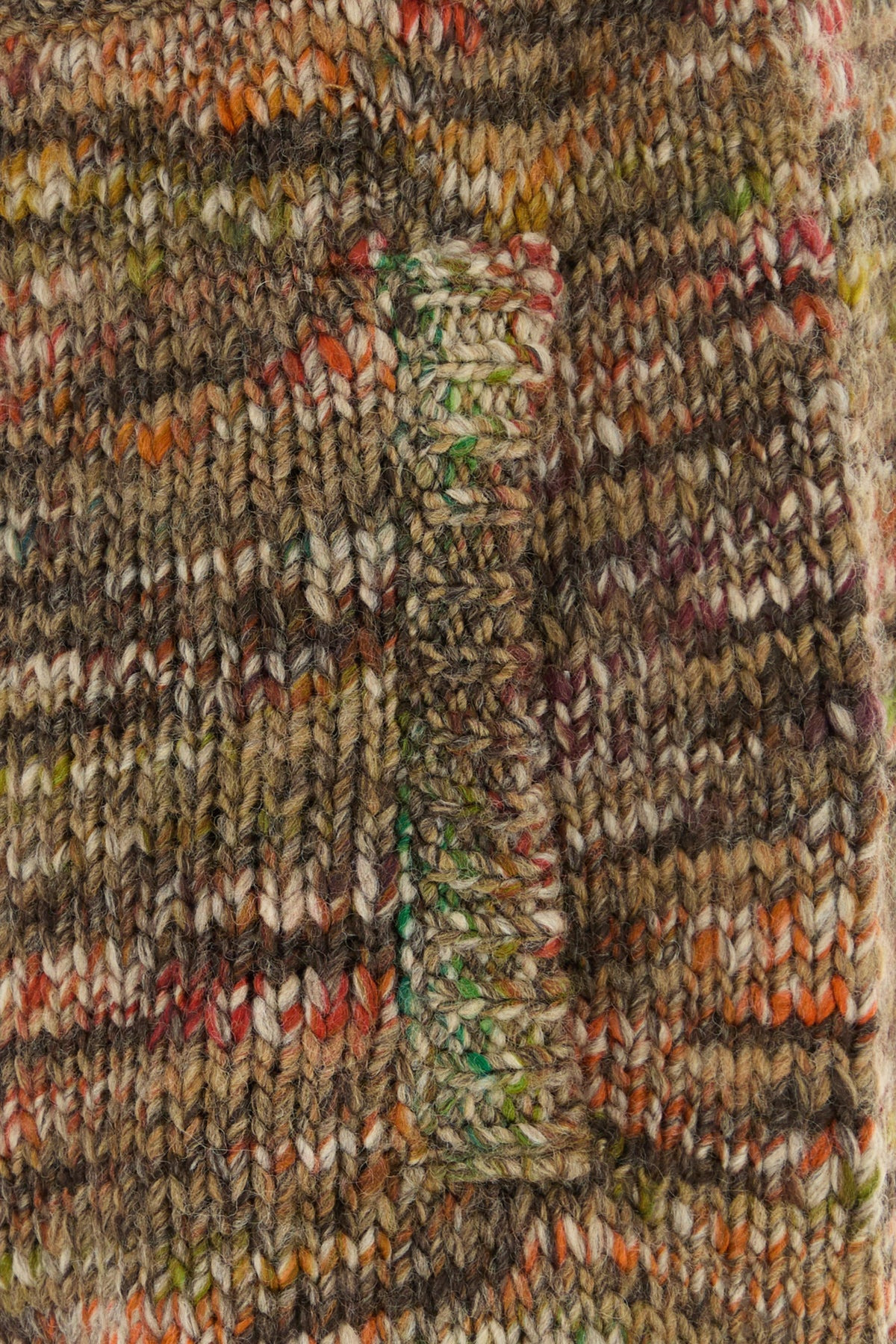Multicolor wool blend Grunge Beat bermuda shorts - 3