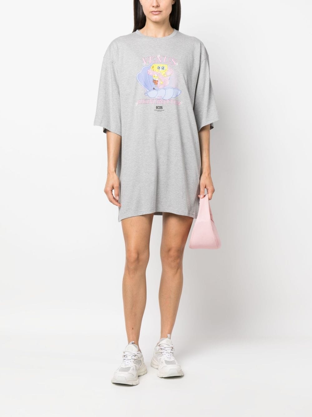 x SpongeBob printed cotton-jersey T-shirt dress - 2