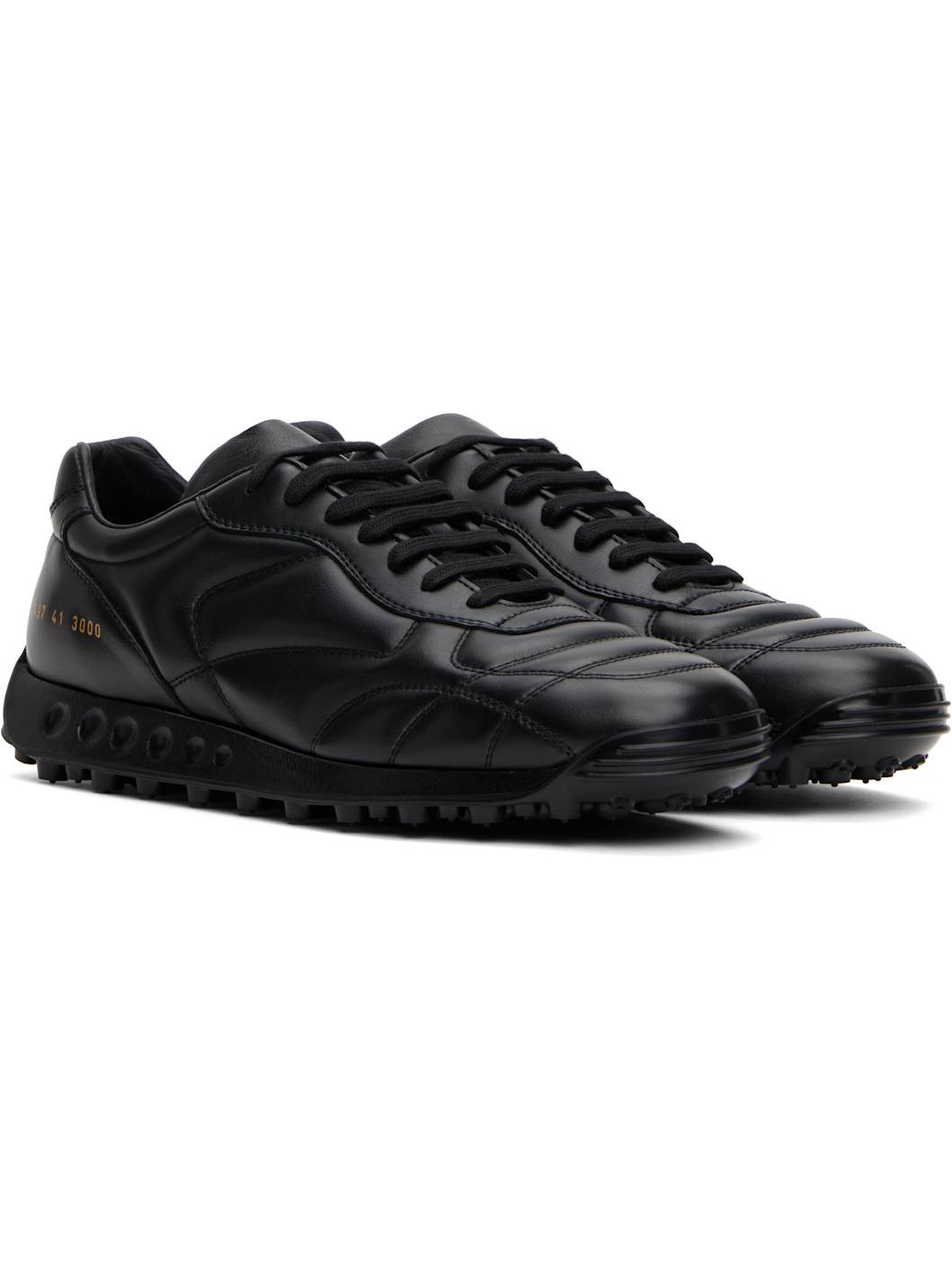 Black Soccer Sneakers - 4