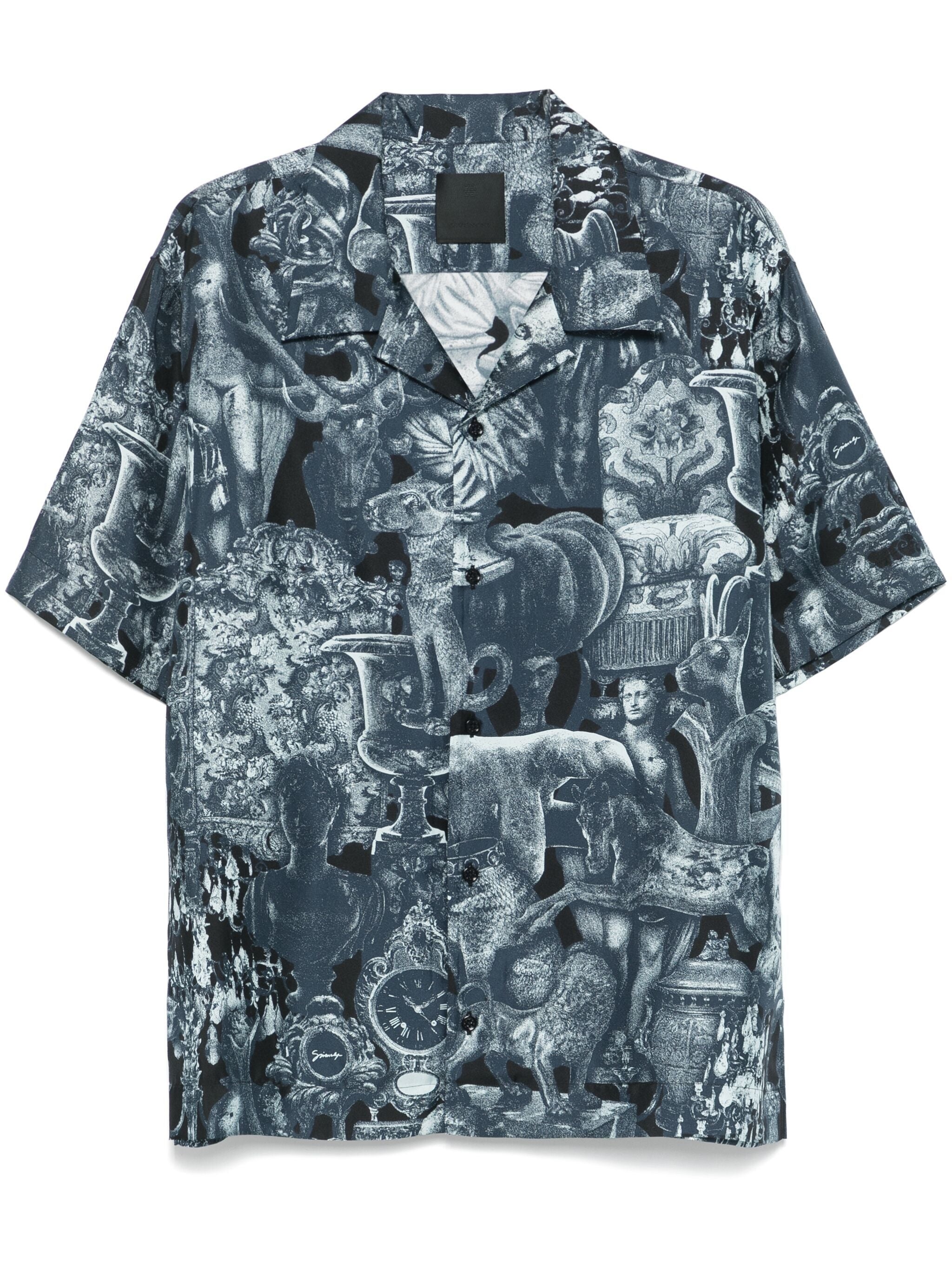Hubert Objects-print Silk Shirt - 1