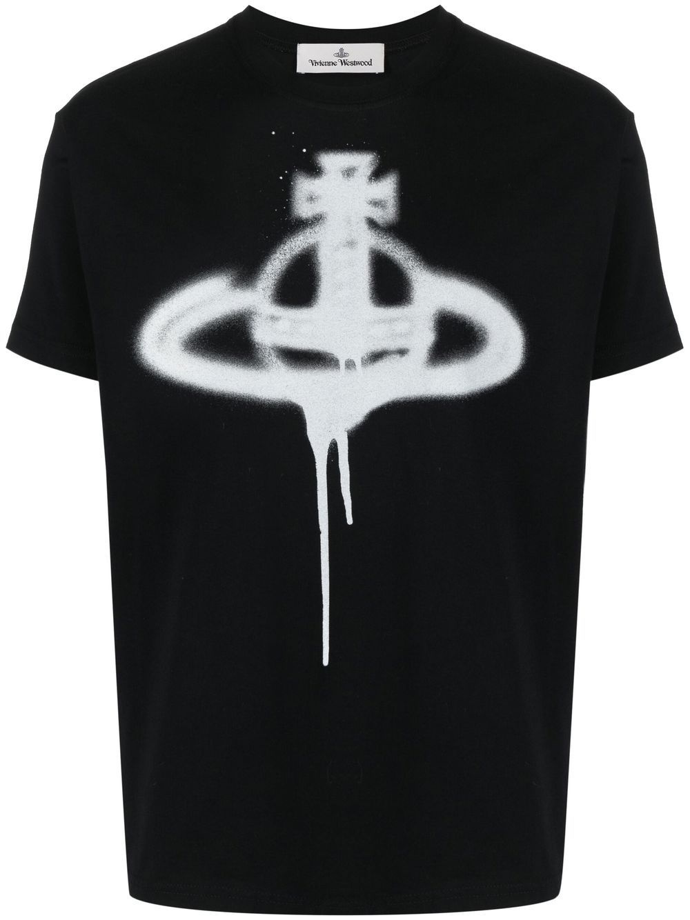 Orb spray-print T-shirt - 1