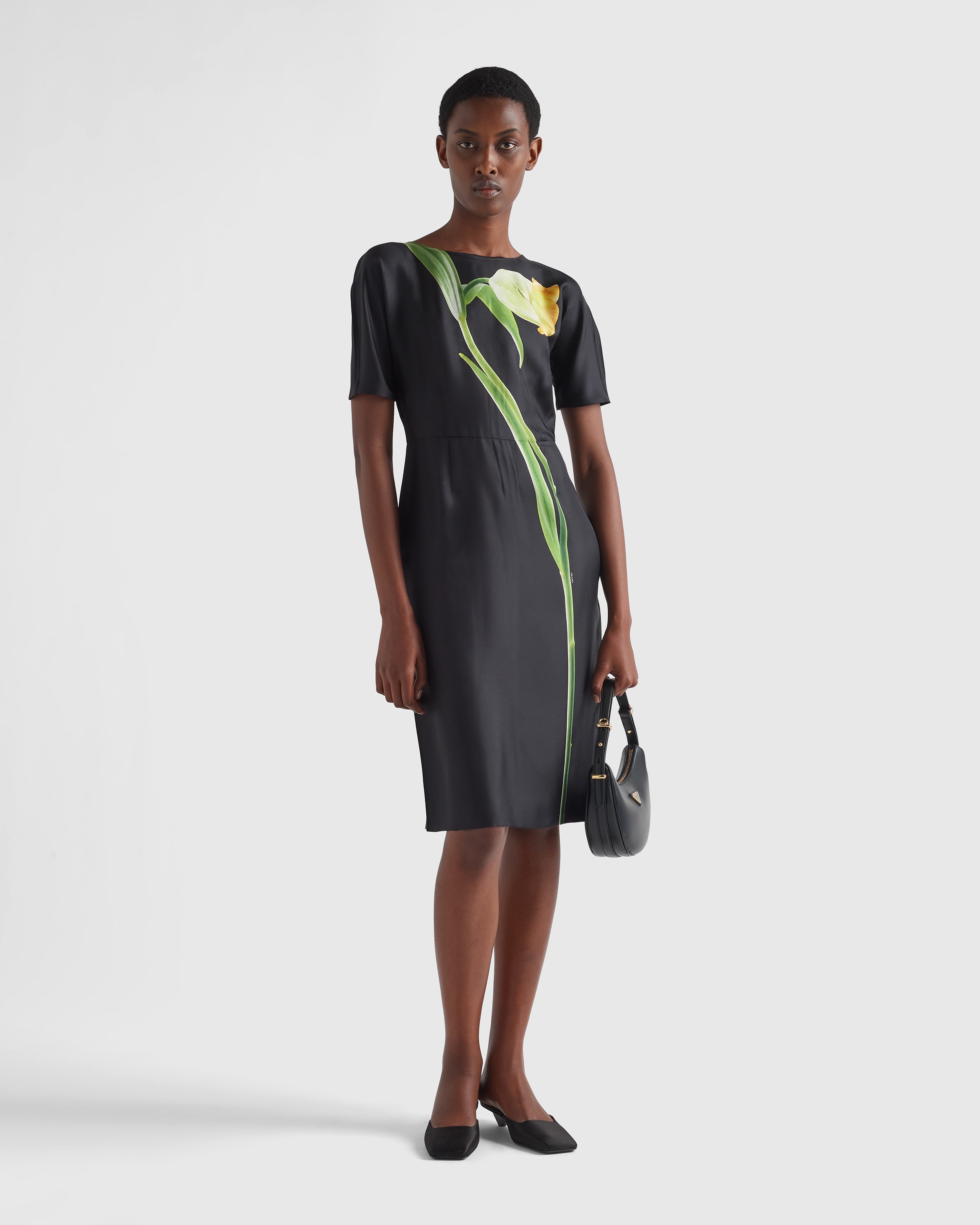 【プラダ・PRADA】Printed twill dress Prada Printed twill dress | REVERSIBLE