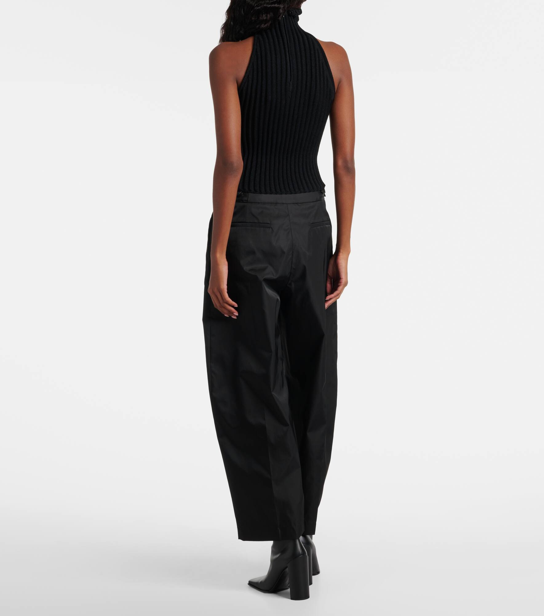 Ribbed-knit turtleneck top - 3