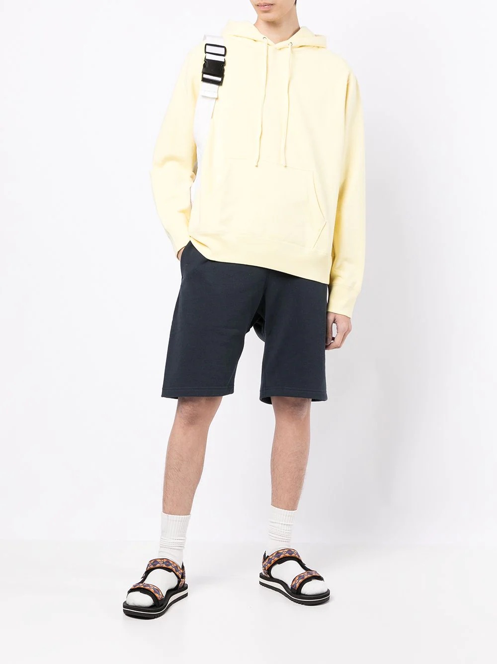 drawstring cotton hoodie - 2