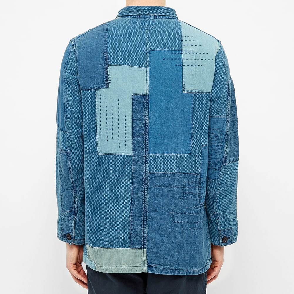 Blue Blue Japan Indigo Sashiko Patchwork Coverall Jacket - 5