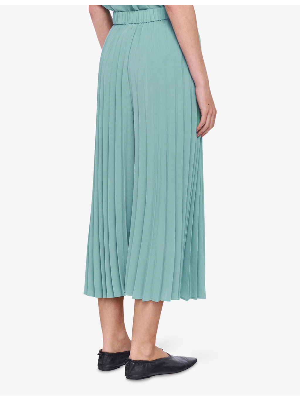 Anvers Pleated Wide-Leg High-Rise Crepe Trousers - 3