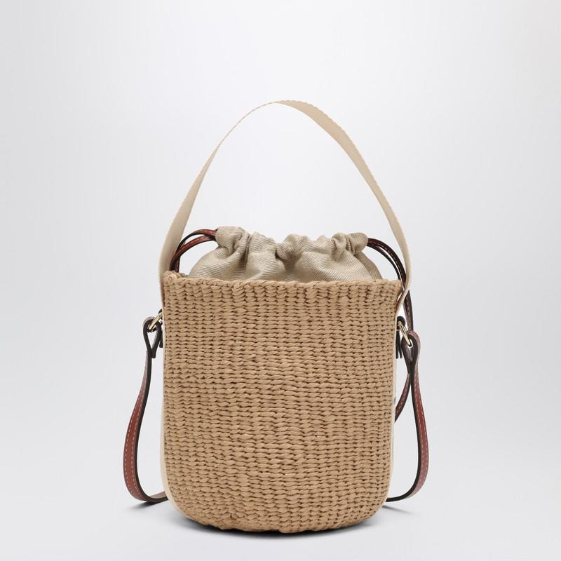 Chloé Chloé Small Woody Raffia Bucket Bag outlook