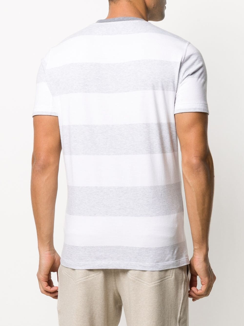 Be Conscious stripe T-shirt - 4