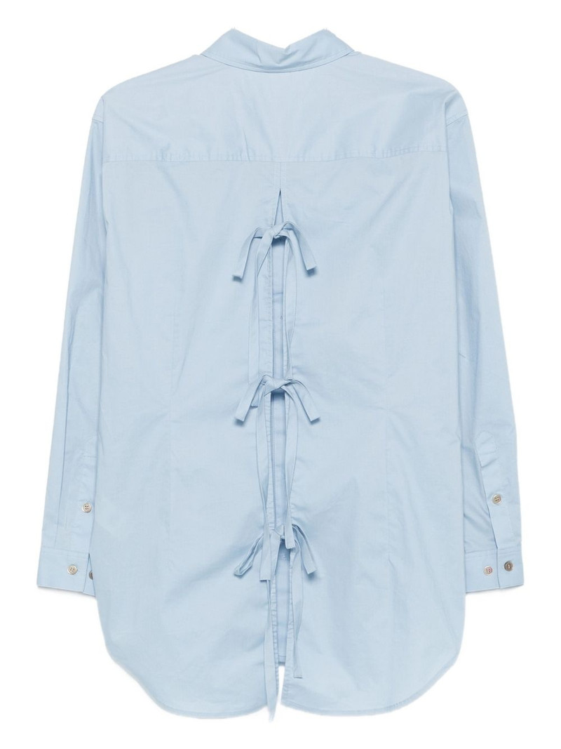 The . Garment tie-back shirt outlook