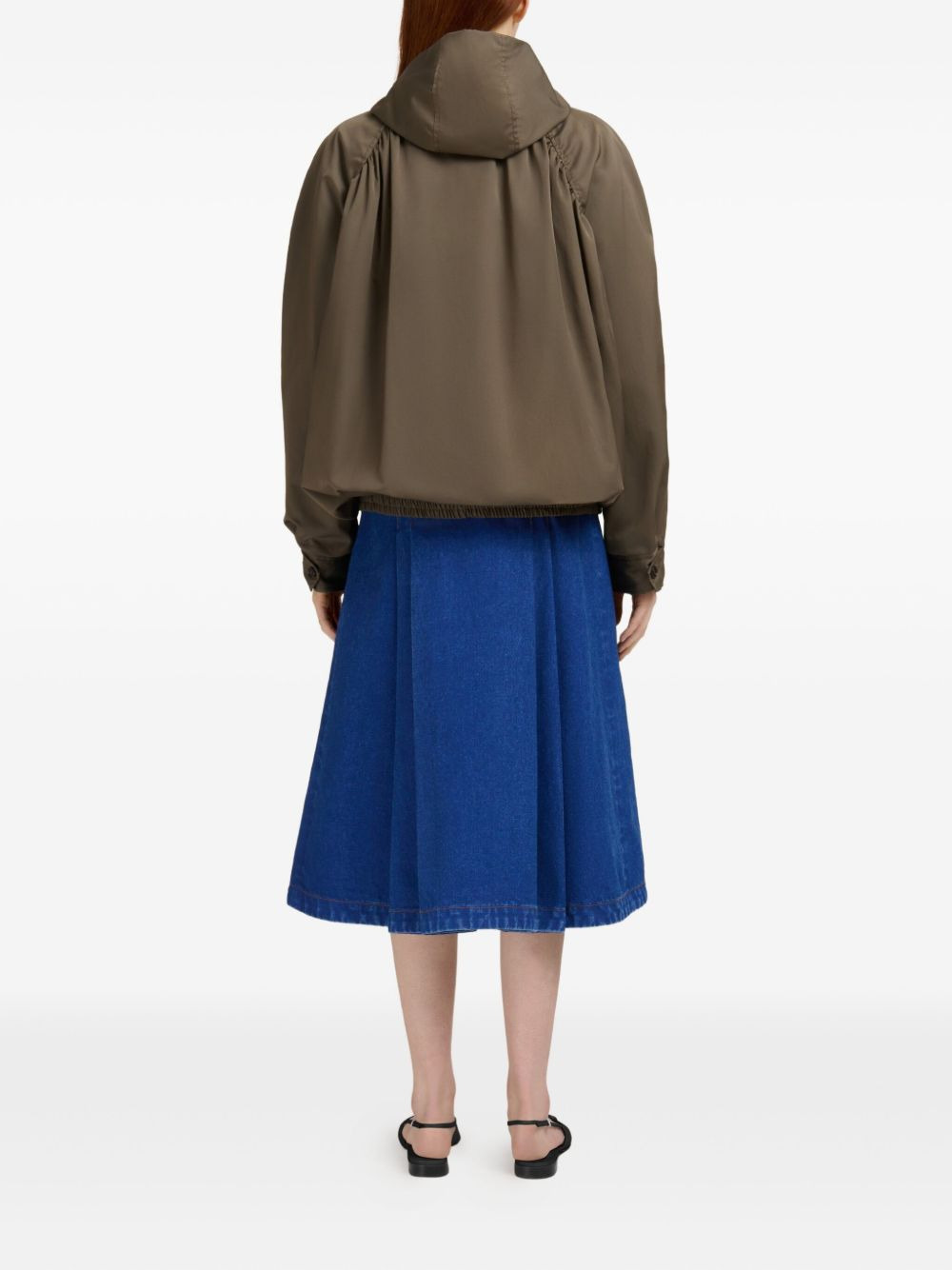 hooded zip-up jacket - 4