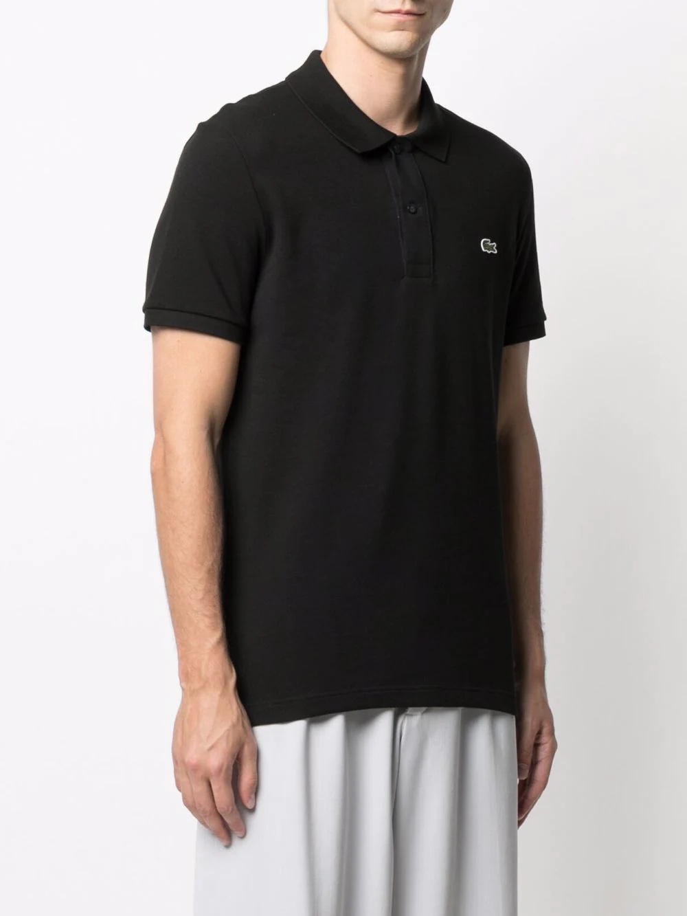 logo-embroidered polo shirt - 3