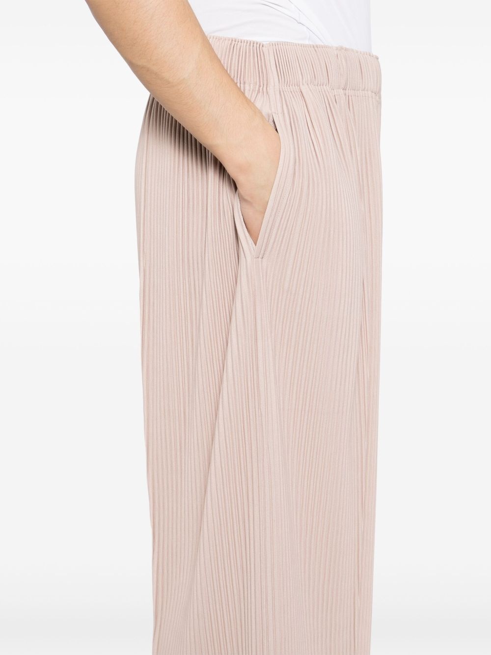 pleated cropped trousers - 5