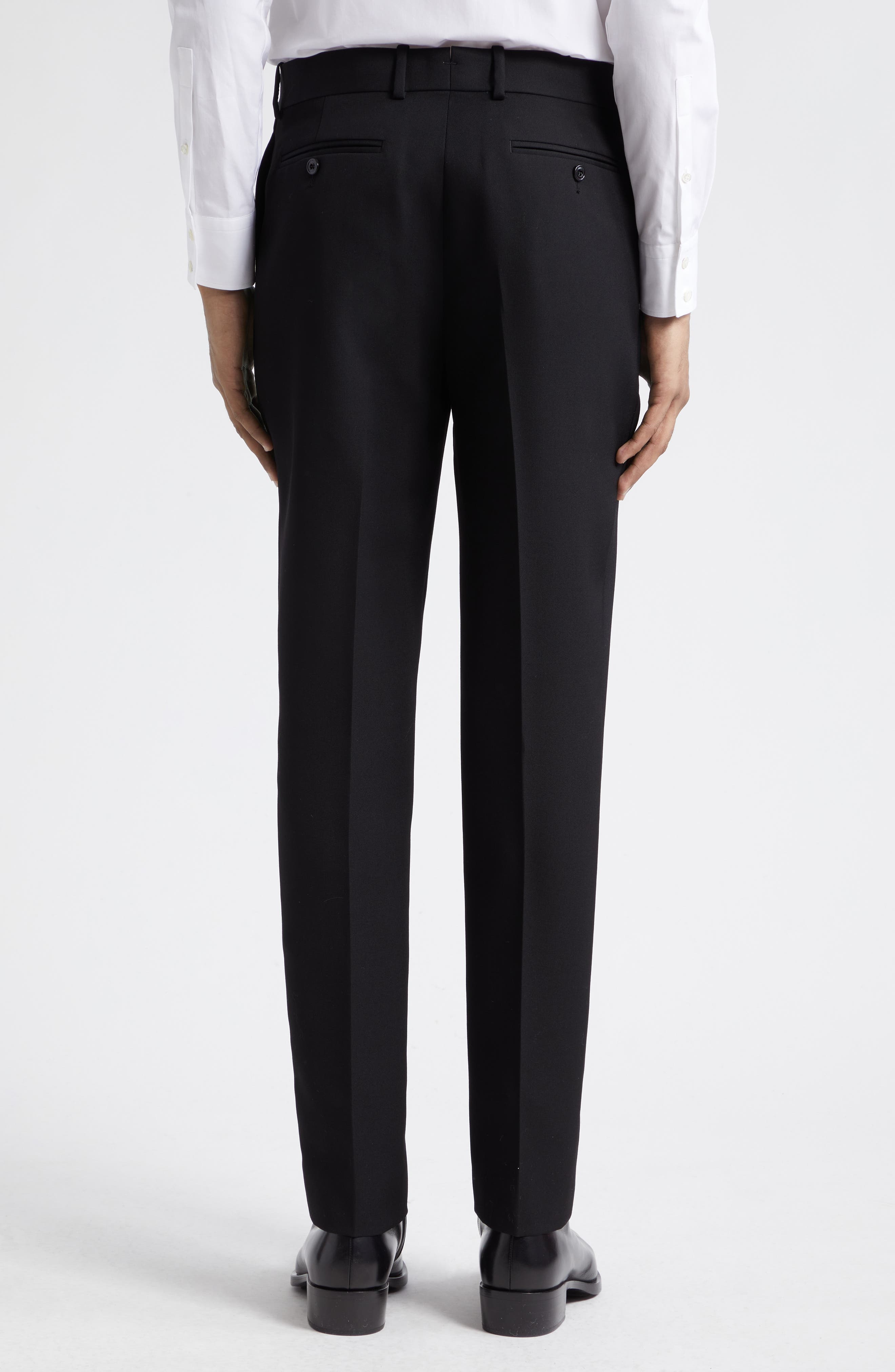 Wool Cigarette Pants - 2