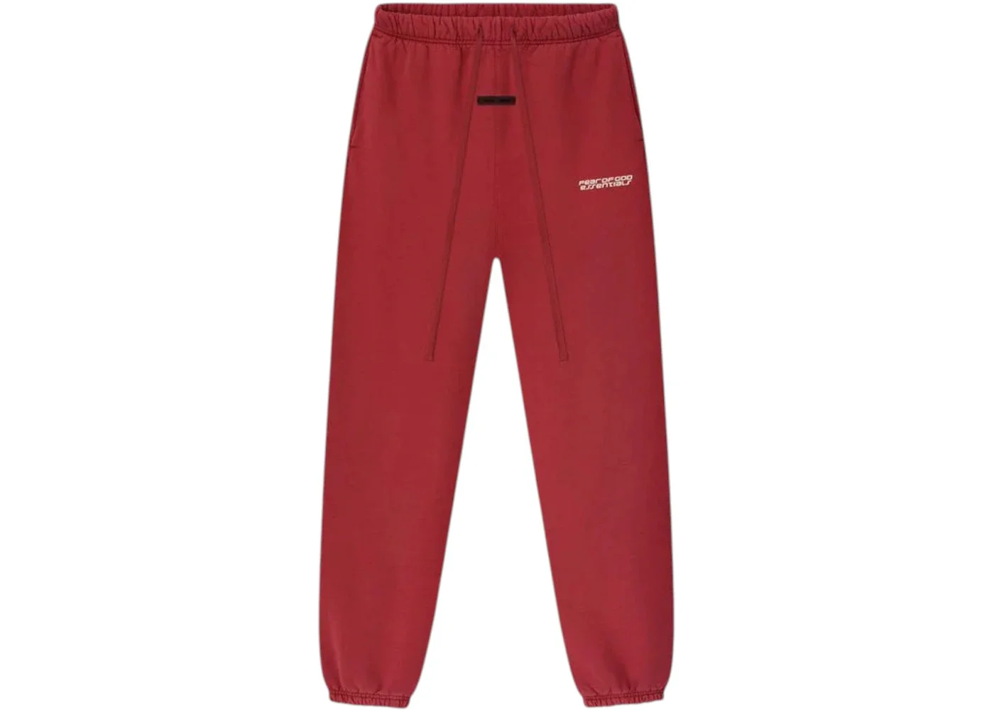Fear of God Essentials Heavy Fleece Classic Sweatpant Crimson - 1